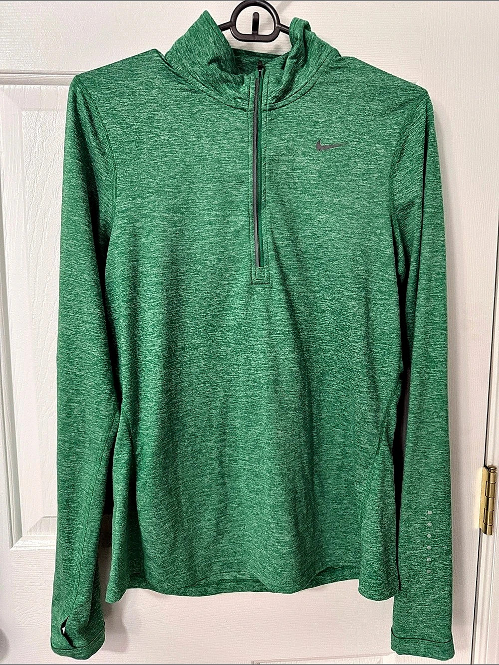 Women’s Nike Dri-FIT Element Half-Zip Running Top Green Sz S